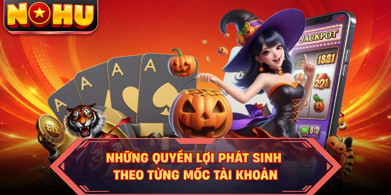 Những quyền lợi phát sinh theo từng mốc tài khoản